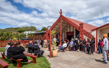 Marae meeting of WDC people